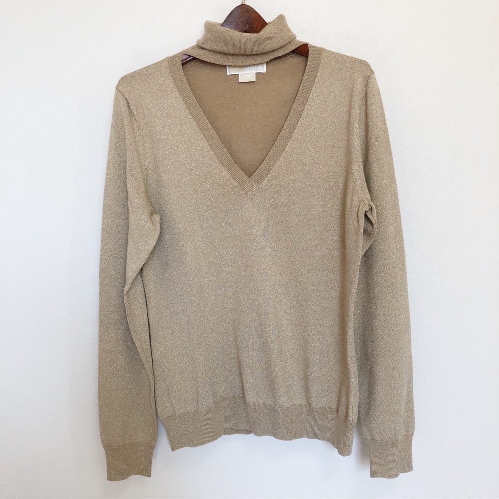 MICHAEL Michael Kors Turtleneck Knit Sweater | M